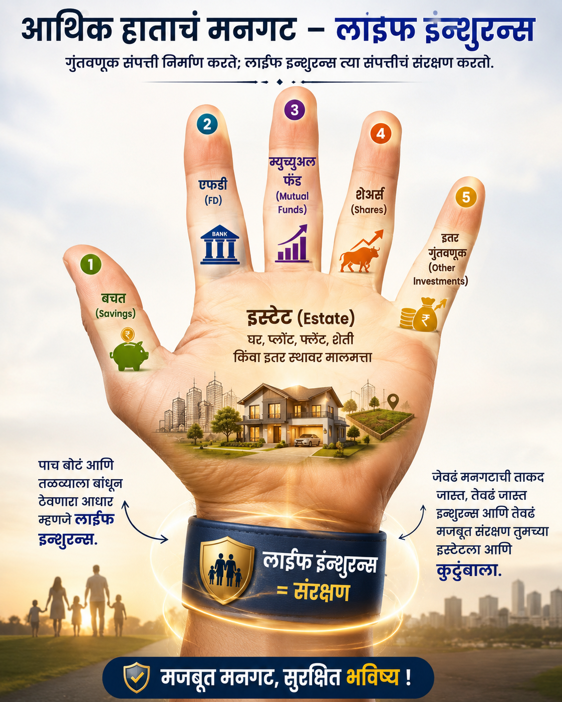 आर्थिक हाताचं मनगट – लाईफ इन्शुरन्स